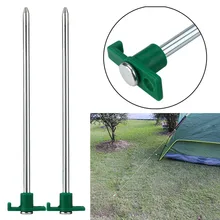 2 шт. световой палатка ногтей Glow колышки Кемпинг Пеший Туризм световой палатка колья для ногтей безопасности и выживания Z922