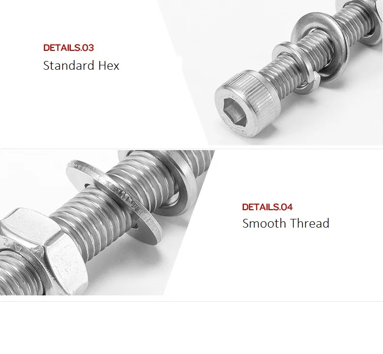 304 Нержавеющая сталь болты с головкой под шестигранник комплекты M4 M6 M8 х на возраст 6, 8, 10, 12 лет 16 20 25 30 40 45 50 мм длинные винты с шестигранной Винт с гайкой и шайбы