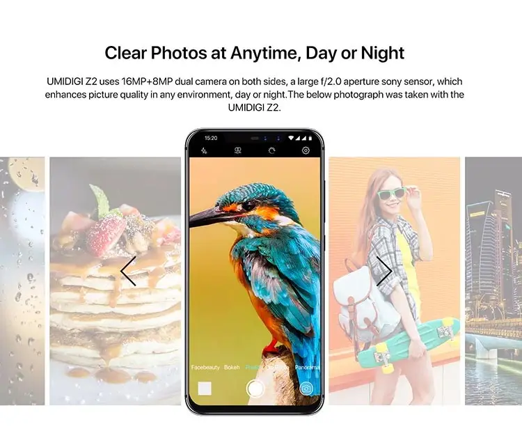 UMIDIGI UMI Z2 6GB RAM 64GB ROM Helio P23 MTK6763 2.0GHz Octa Core 6.2 Inch FHD+ Full Screen Quad Camera Android 8.1 4G LTE Smartphone