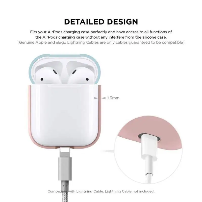 Наушники с двойной крышкой, силиконовый чехол для Apple Airpods, защита от пыли, защита от падения, мягкая оболочка, мягкие силиконовые аксессуары