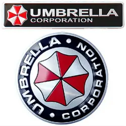 Прохладный 3D Resident Evil Umbrella Алюминий герба Знак багажнике автомобиля металла Стикеры наклейки для Infiniti FX серии Q- серии QX-серии
