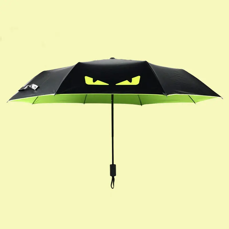 Rain Gear Creative Small Demon Sunny and Rainy Umbrella Uv Outdoor