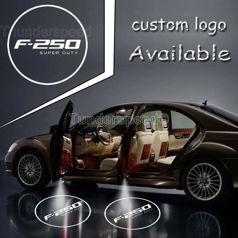 

4x LED Car Door Logo Laser Projector Ghost Shadow Light for Ford F-250 Super Duty #2070*4