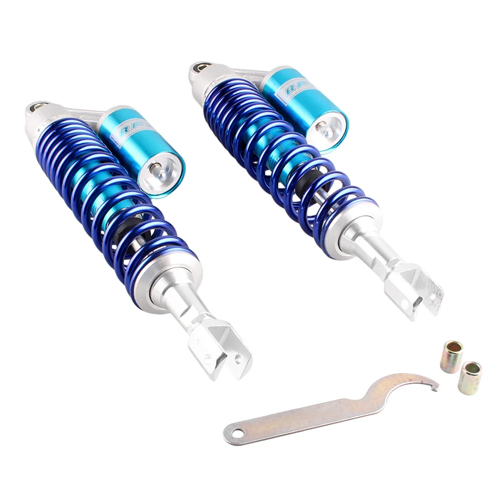 280mm 320mm 350mm 390mm 415mm Motorcycle Scooter Adjust Damping Nitrogen Shock Absorbers Rear Suspension For Yamaha Honda Suzuki