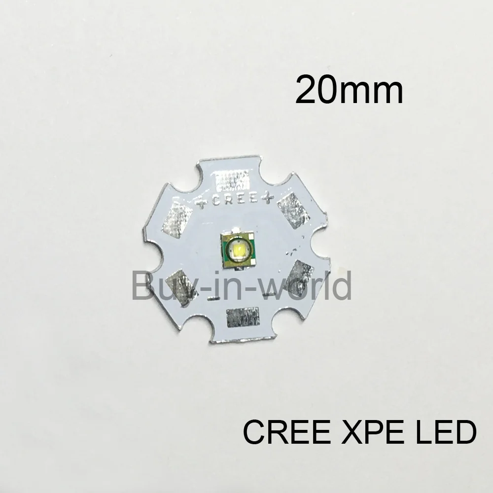 Светодиодный диодный излучатель Cree 1 шт. 3 Вт теплый белый 3000 К натуральный 4000 к