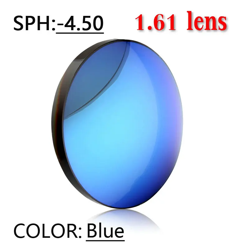 Классические мужские поляризованные солнцезащитные очки для близорукости, Ретро стиль, мужские диоптрии по рецепту, 0-6,0, оптические красные зеркальные Мужские очки для чтения, NX - Цвет линз: silver-blue lens-450