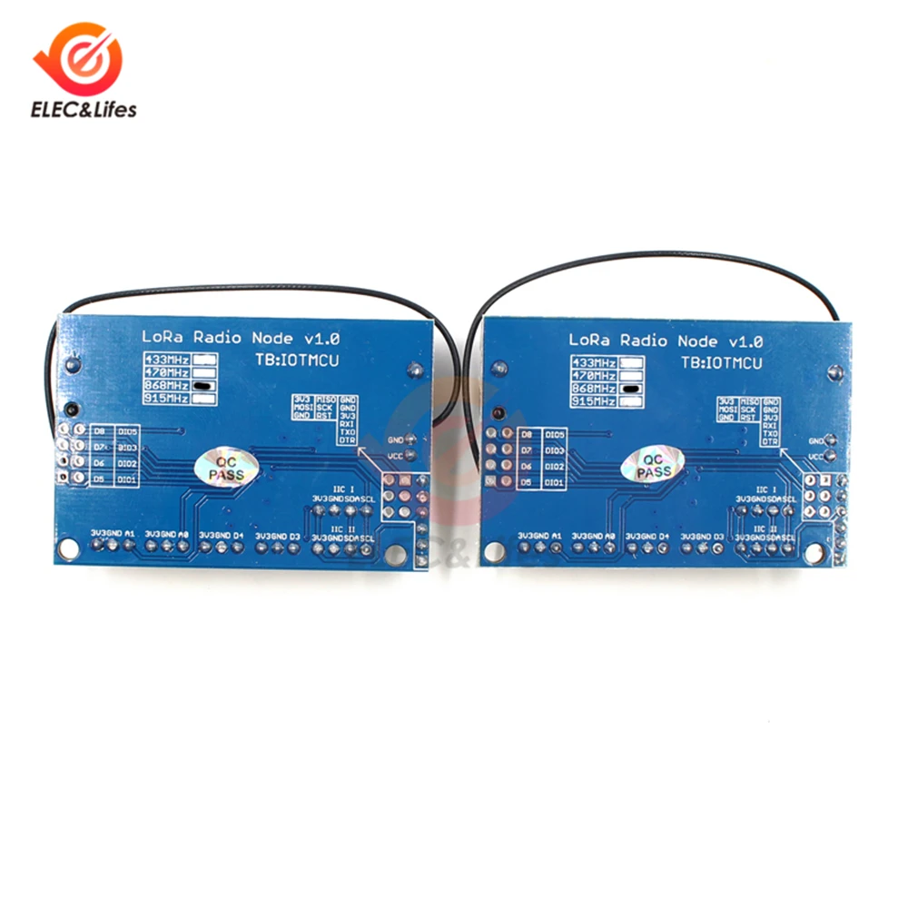 868 МГц LoRa RFM95 SX1276 радиоузел V1.0 IOT Lora модуль на основе RFM95 радиомодуль IPEX антенна для Arduino ATmega328P Pro Mini