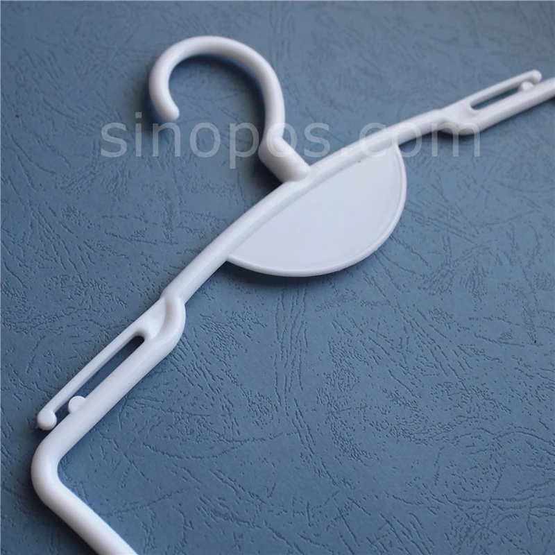 Adult Swimwear Economy Frame Hanger, swim wear suit set plastic rack bodice lingerie bikini display hook pajama clothing 3D form 3