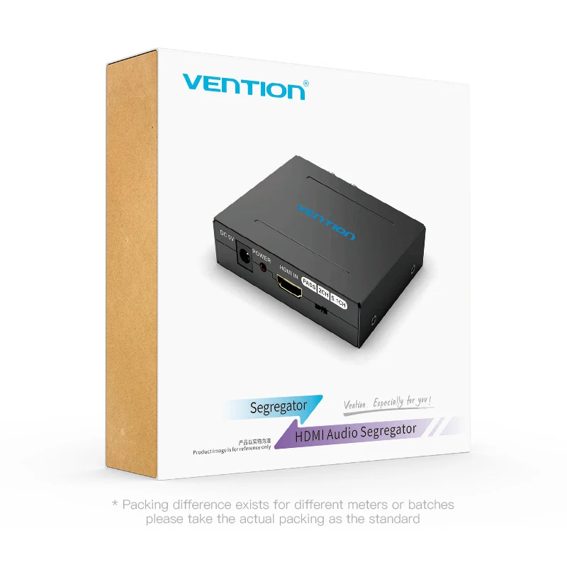 Аудиоразветвитель Vention HDMI 4k к HDMI/оптический TOSLINK SPDIF/RCA конвертер экстрактора
