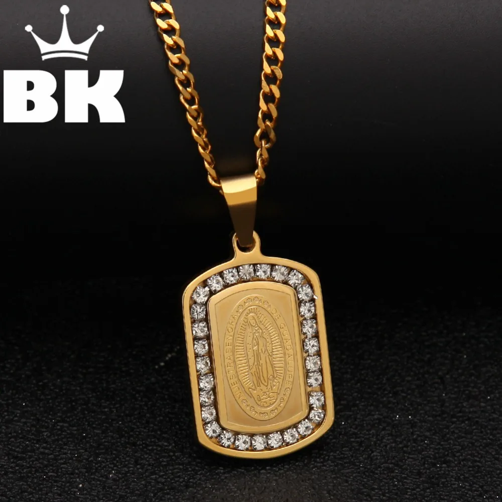 Squire Virgin Mary цепочка с подвеской из сплава хип хоп католическая мужская бижутерия