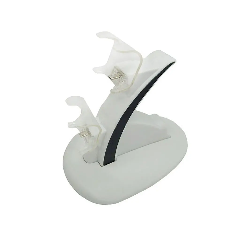 

5PCS Charge Stand Dock Dual USB Charging Station Suitable For PS4 Gaming Controller