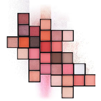 

9 Color Long-lasting Natural Shimmer Matte Brighten Eyeshadow Soft Touch Magic Yarn Eyeshadow Dry Wet Eyeshadow Orange Pink