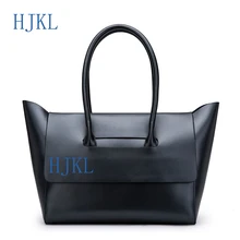 Новая Европейская и американская модная сумка из натуральной кожи женская сумка из воловьей кожи Большая вместительная сумка