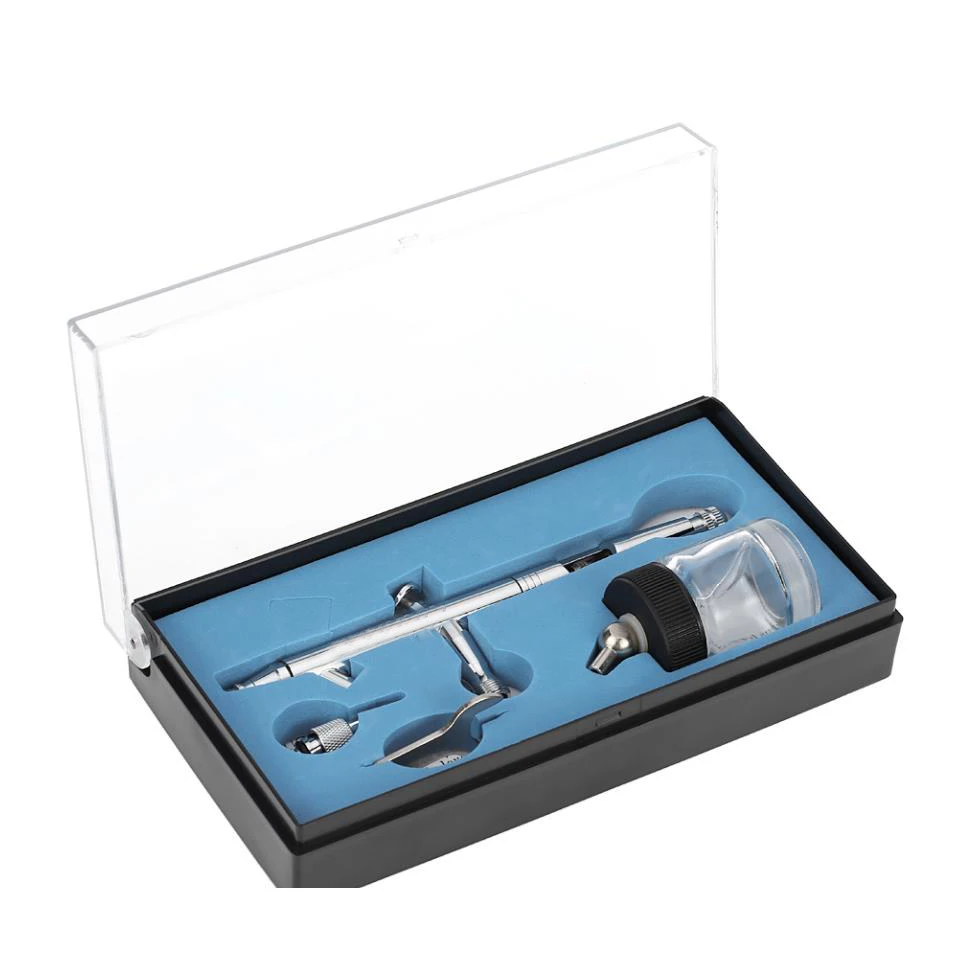 

Dual-Action spray gun Kit Set Siphon Feed Airbrush aerografo for Art Craft Painting Auto Paint Hobby Air Brush Nail 0.5mm 22cc