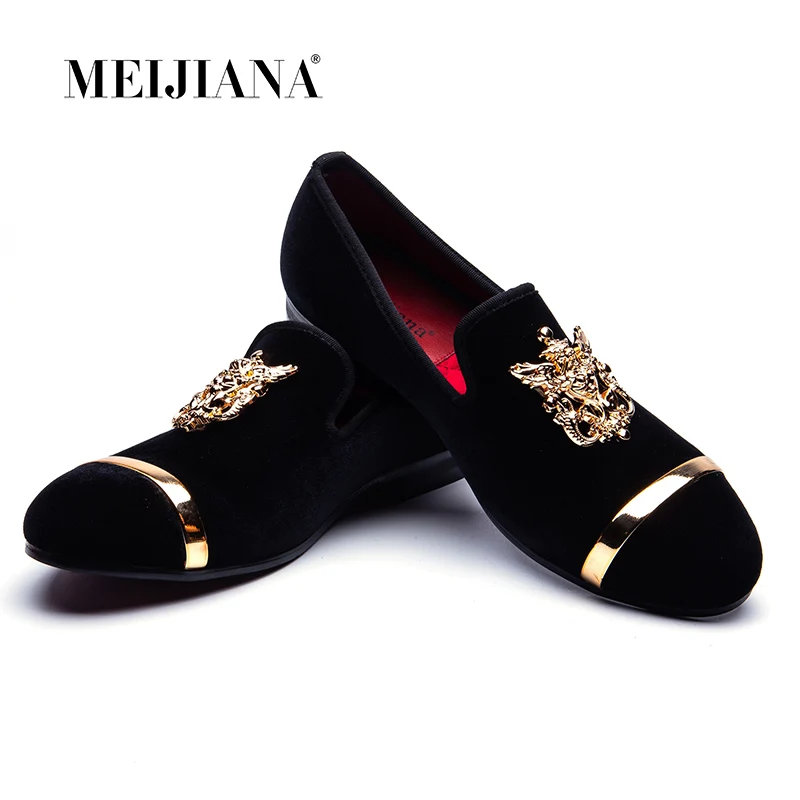 En Ligne Style européen hommes chaussures de mariage MEIjiana Marque bout pointu gentleman classique en cuir d affaires chaussures
