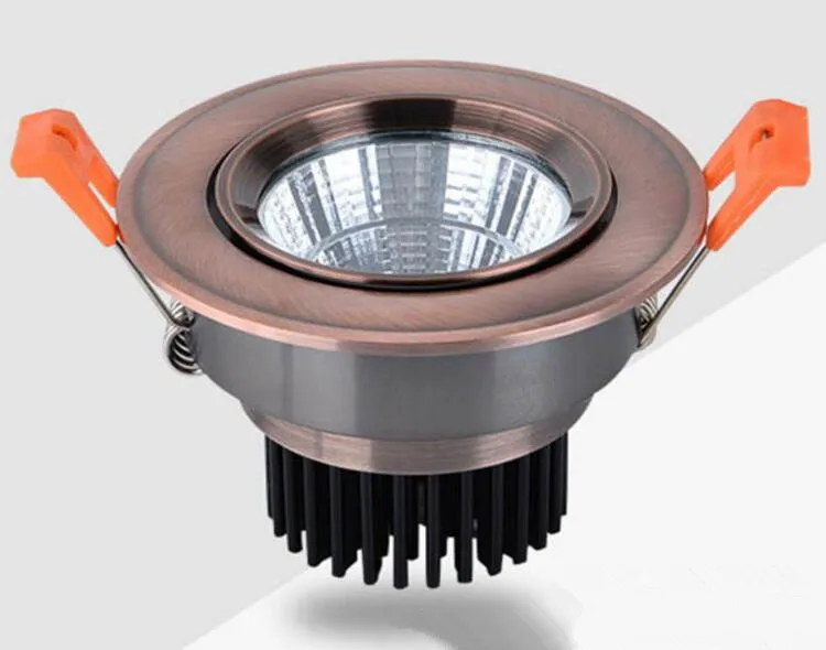 

Wholesale price Dimmable 10W15W COB Led Ceiling Recessed Downlight Spot Light Super Bright Square Down Light AC110V/AC220V
