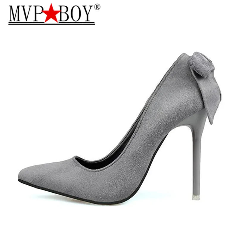 

MVP BOY Luxury Brand Shoes Woman High Heels Flock Red High Heels 10CM Women Shoes High Heels Wedding Shoes Pumps Black Nude