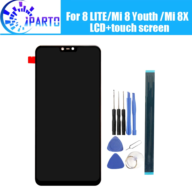 Для Mi 8 Youth ЖК-дисплей + сенсорный экран 100% оригинальный протестированный
