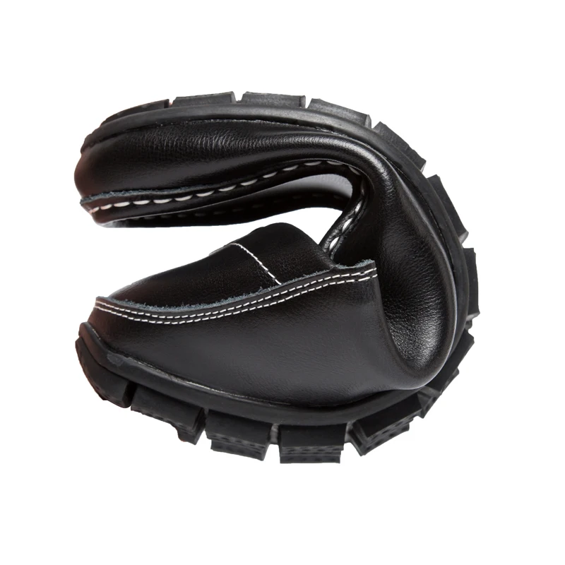 Barco Slipon Estilo Couro Mocassim Vaca Sapatos green Mocassins Black Plana brown Sapatas Homens Vkergb Calçado Genuíno De Dos FHx4ROB