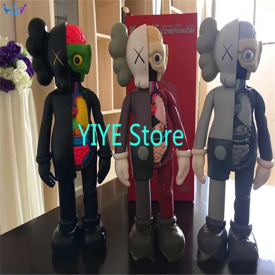 

37cm High Quality Japanese Originalfake Kaws Companion 16inch PVC Action Figure Model Toys Gifts AG39