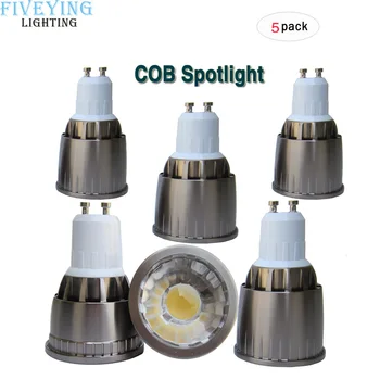 

New led bulb COB Led Spotlight GU10 6w 9w 12w Warm Cold White 85-265V led Lamp 110v 220V Lampada Led Light