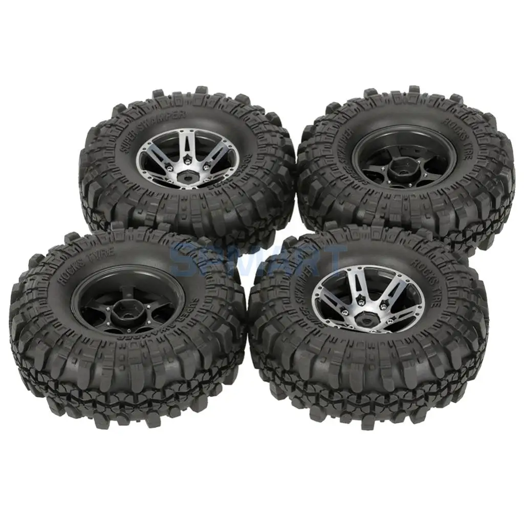 

4 Tyres 1.9'' Rock Crawler Tire for AXAIL SCX10 90046 CC01 D90 D110 Traxxas Parts 1:10 RC Car Tyres