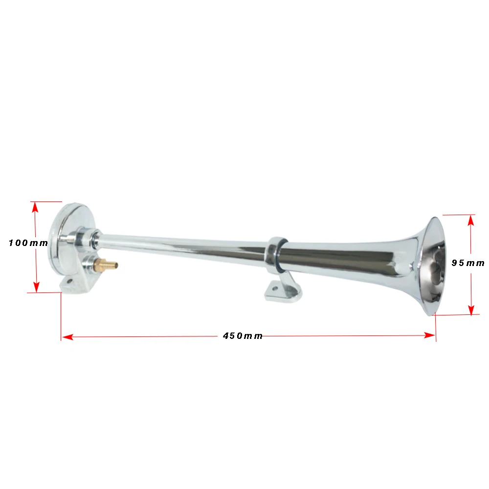 Car Siren Horn Car Air Horn Air Horn 150DB 12V Super Loud Single Trumpet Compressor Complete Set Air Horn For Trucks Cars Automobiles Lorry Boat Train
