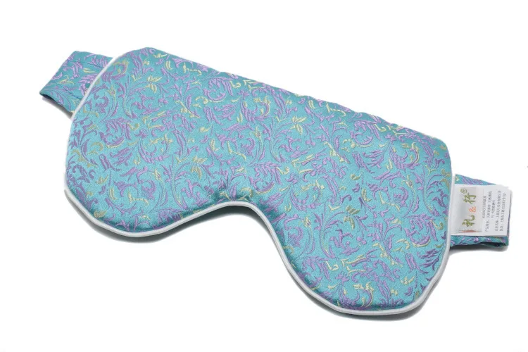 

Unisex Ice Silk Eye Mask Blindfold Eyeshade Travelling Sleeping Aids-Cold Therapy for Headache, Migraine, and Sinus Pain