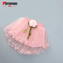 TONGMAO 2019 Summer new children's clothing girls skirts cute princess short skirt solid color beading skirt a flower girl skirt цена TONGMAO 2019 Summer new children's clothing girls skirts cute princess short skirt solid color beading skirt a flower girl skirt цены онлайн