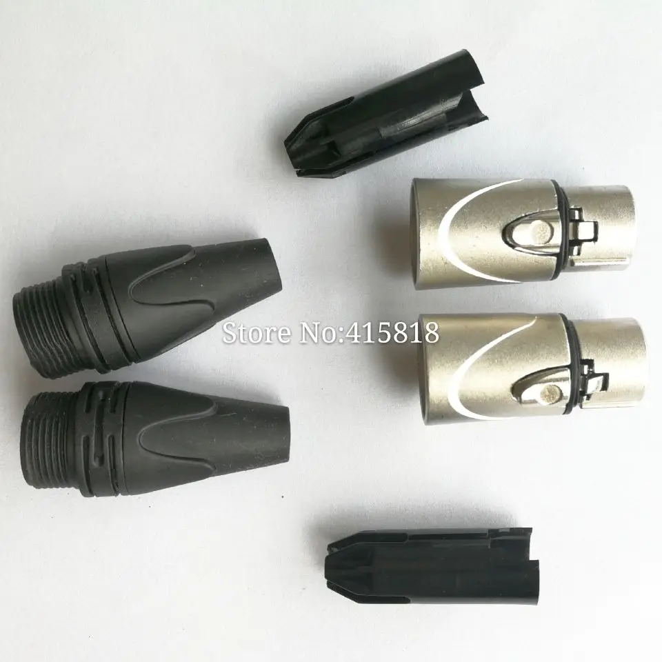 20 шт./лот (10 шт. Мама + 10 папа) Neutrik design cannon XLR Plug Jack|jack plug connector|jack connectorjack jack |