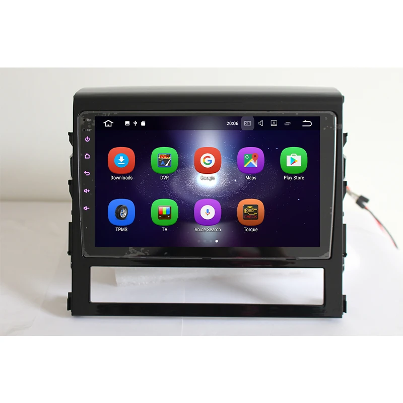 Lenvio 2G RAM Android 7 1 автомобильный dvd плеер для Toyota Land Cruiser 200 LC200 2016 2017 2018 радио GPS