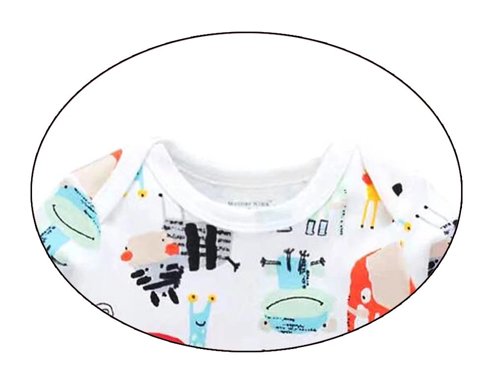 Newborn Baby Clothes Long Sleeved Cotton Baby Bodysuits Cartoon Leaves Print Infant Jumpsuits Body Suits Autumn