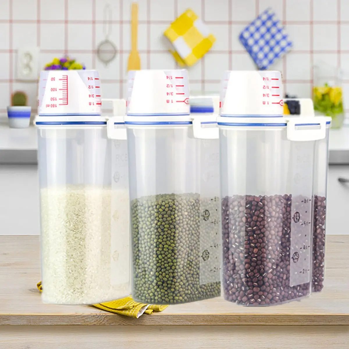 plastic cereal box container