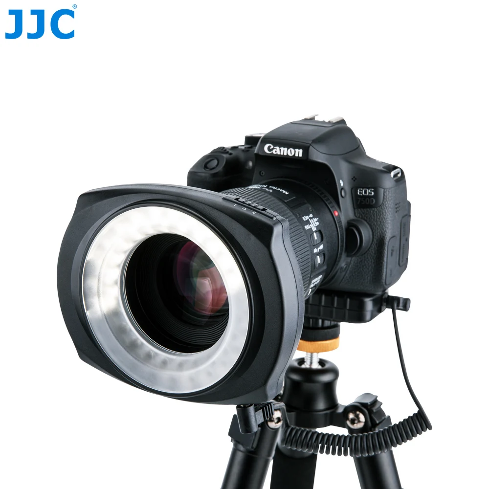 JJC LED-48LR 48PCS Universal DSLR Kamera Makro LED Ring Licht mit Adapter NIB 