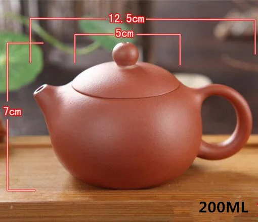 200 мл китайский чайный набор Исин Чайник из фиолетовой глины XI SHI Чай пуэр фильтр чайные горшки