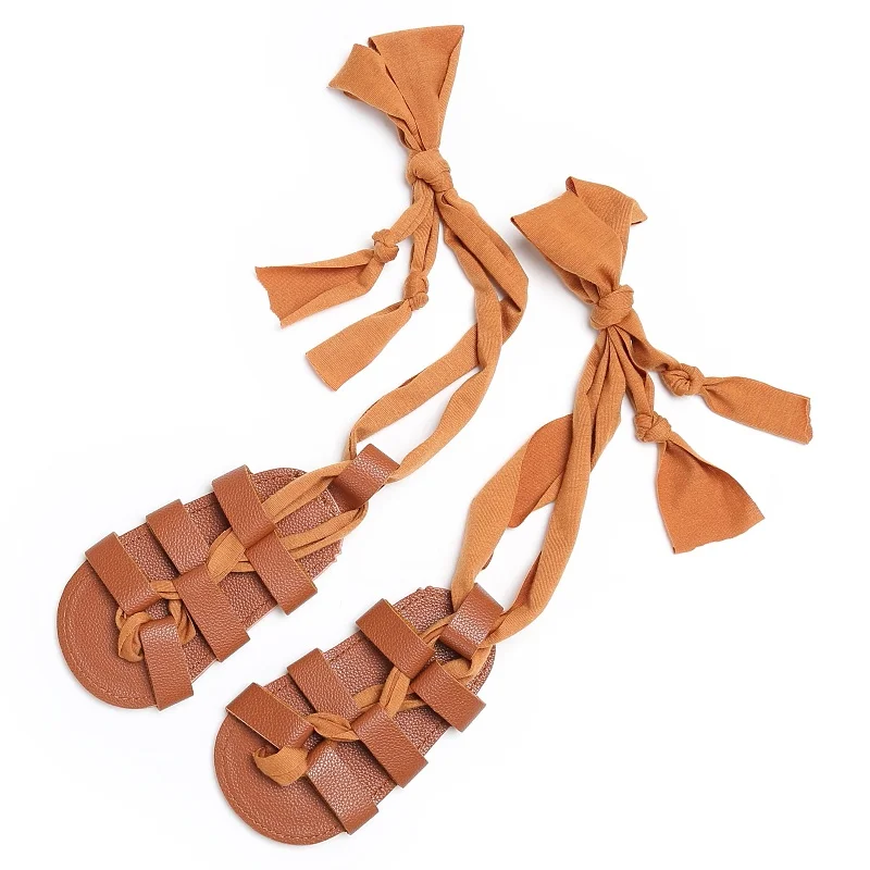 Newborns Baby Girls Summer High-top Fashion Roman Girls High Gladiator Sandals Kids Gladiator Sandals