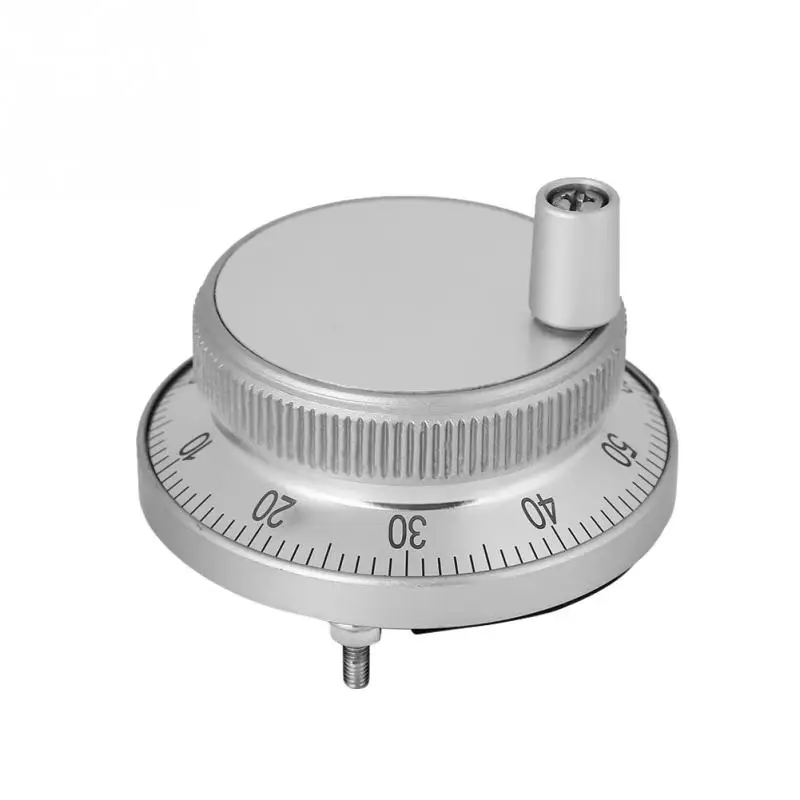 

CNC Manual Pulse Generator CNC Pulse Encoder 5V 60MM Hand Wheel Pulse Encoder Mill Router Manual Control For CNC System