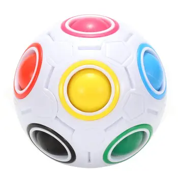 

LeadingStar Challenging Puzzle Ball Speed Cube 11 Rainbow Colors to Solve