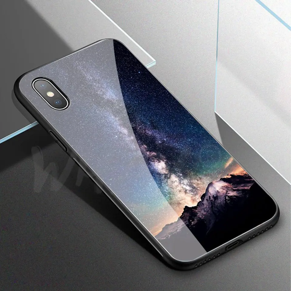 Luxury Case For iPhone X Silicone Bumper Mirror Tempered Glass Back Case For iPhone 6 6S 7 8 Plus iPhoneX Cover Funda Coque Capa (14)