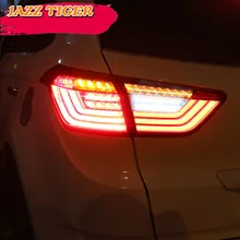 Car styling Tail Lights For Hyundai IX25 Creta 2014~2018 Led Tail Light Fog lamp Rear Lamp DRL + Brake + Park + Signal lights car styling tail lights for suzuki swift 2005 2014 led tail lamp rear trunk lamp cover drl signal brake reverse