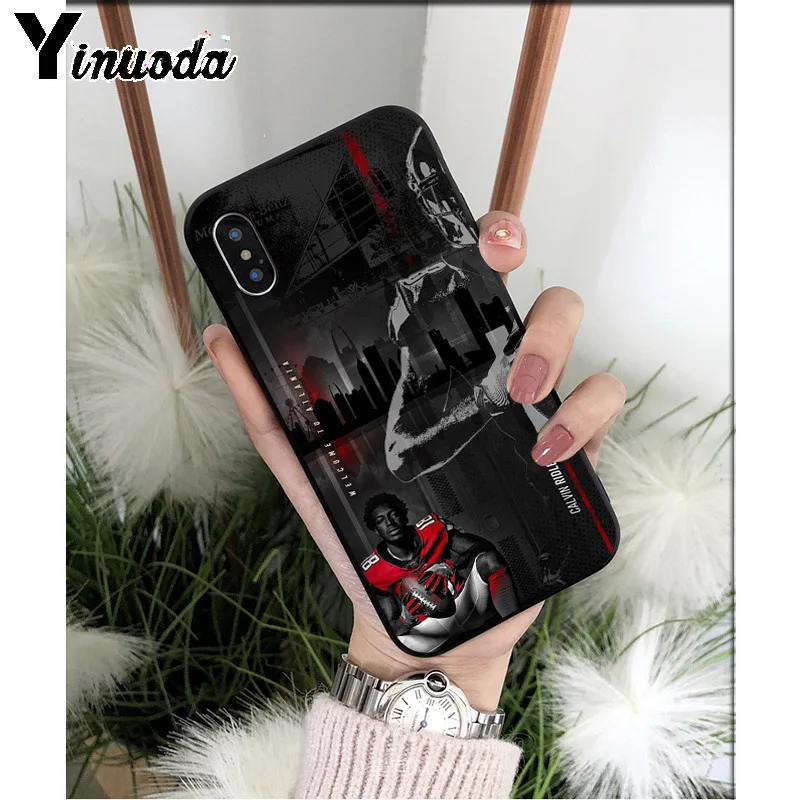 Yinuoda Atlanta Falcons ТПУ Мягкий силиконовый чехол для телефона чехол для iPhone X XS MAX 6 6S 7 7plus 8 8Plus 5 5S XR