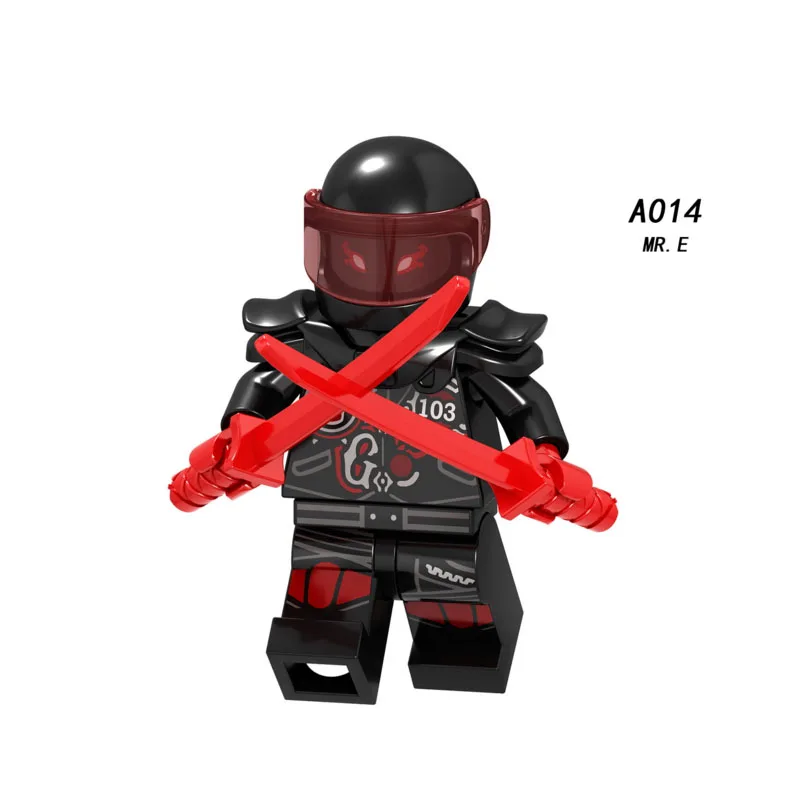 

1pc Single Sale Super Heroes Star Wars Mr.E 014 Model Mini Building Blocks Figure Bricks Toys kid gift Compatible Legoed Ninjaed