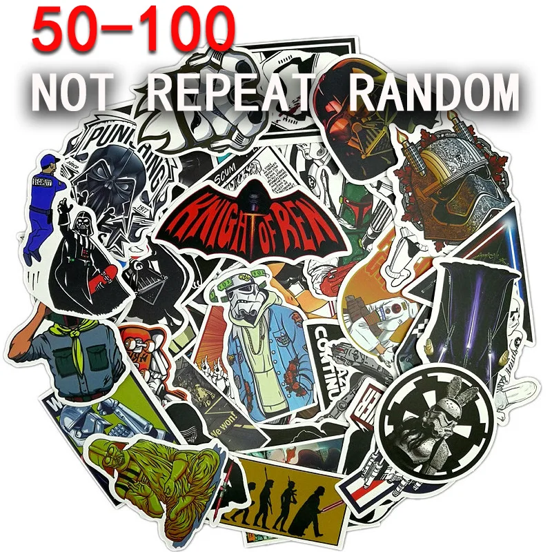 50 100pcs Random Sticker wallpaper Decal Motorcycle Fridge Skateboard