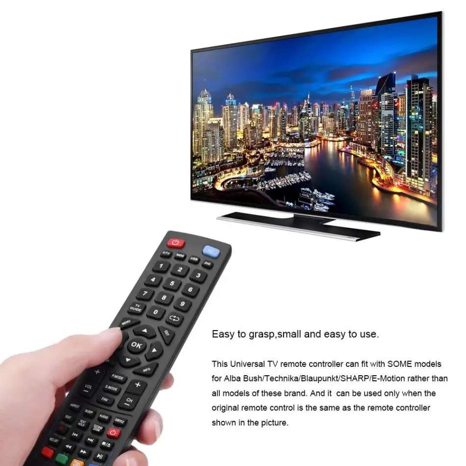 Универсальный пульт управления Smart TV для Alba Bush/Technika/Blaupunkt/SHARP/E Motion|Пульты ДУ| |