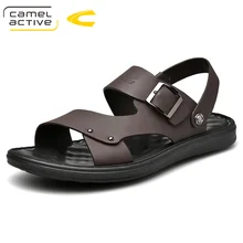 Camel Active новые мужские сандалии из натуральной кожи мужские летние туфли уличная кожаная повседневная обувь модные воздухопроницаемые Тапочки