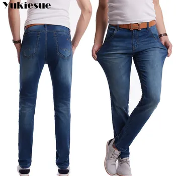 

Mens Jeans Design Biker Jeans Strech Casual Jean For Men Hight Quality Cotton Male Long Trousers Plus sie 32 33 34 36 38 40 42