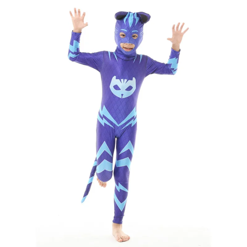 Cartoon Hero Owlette Hero Amaya Hero Gekko Les Pyjamasques cosplay masks Costume Birthday Party for Halloween kid costume Cartoon Hero Owlette Hero Amaya Hero Gekko Les Pyjamasques cosplay masks Costume Birthday Party for Halloween kid costume