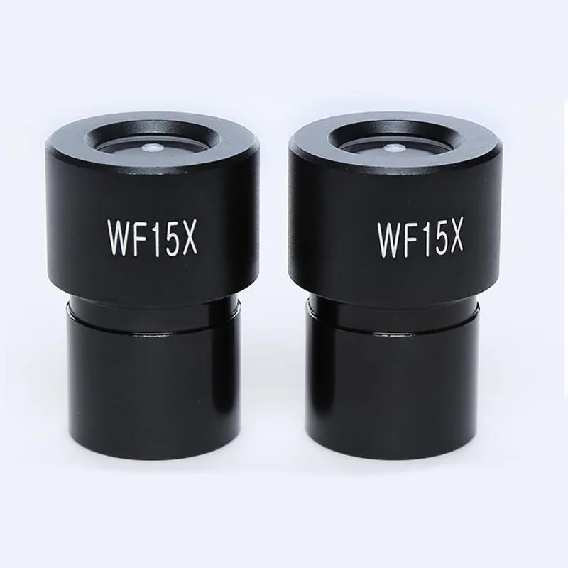 

Pair WF15X/13mm Biological Microscope Eyepieces lens Wide angle eyepieces Mounting Size 23.2mm Microscope parts free shipping