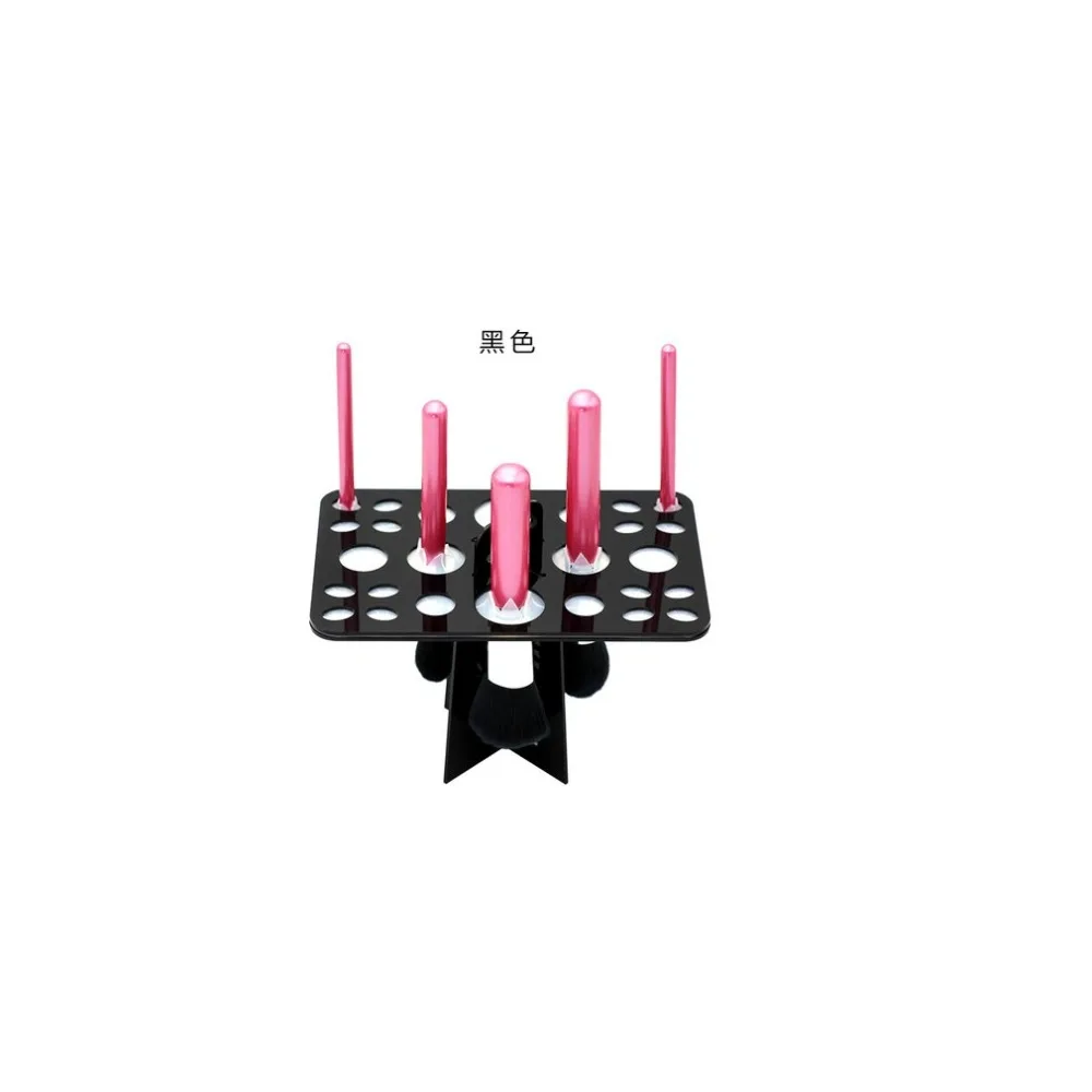 

26 Holes Makeup Brush Holder Collapsible Tower Tree Rack Nail Art Brushes Desplay Holders Drying Stand Storage Makeup Tools