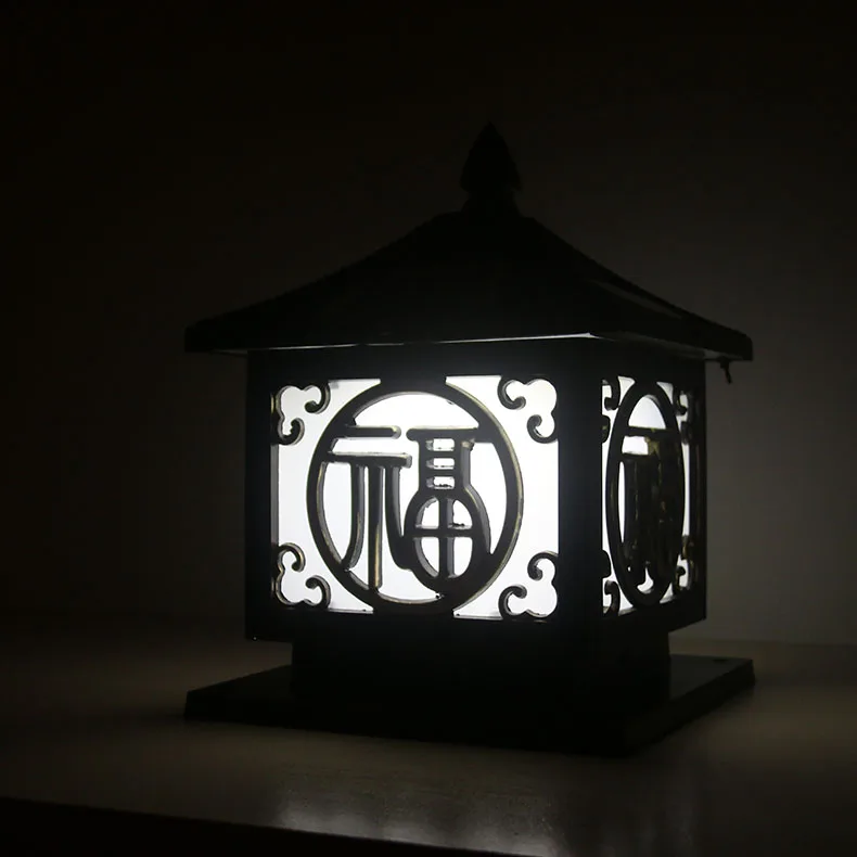 Impermeável e Prevenção de Ferrugem Lítio Impermeável Exterior Jardim Luzes Solar Solarlamp Luz Durável 40x40x45cm 6 w 13 garden light